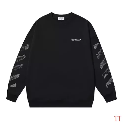 Replica Off-White Hoodies Long Sleeved For Unisex #1377459 $45.00 USD for Wholesale