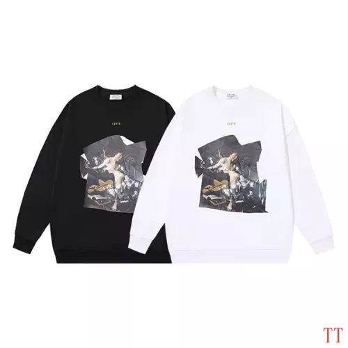 Replica Off-White Hoodies Long Sleeved For Unisex #1377460 $45.00 USD for Wholesale