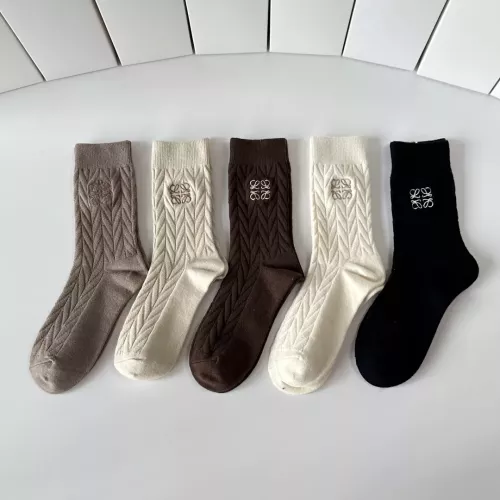 Replica LOEWE Socks #1377722 $29.00 USD for Wholesale