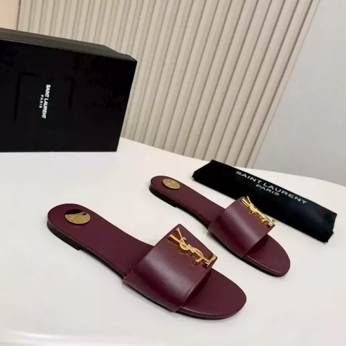 Replica Yves Saint Laurent YSL Slippers For Women #1377895 $82.00 USD for Wholesale