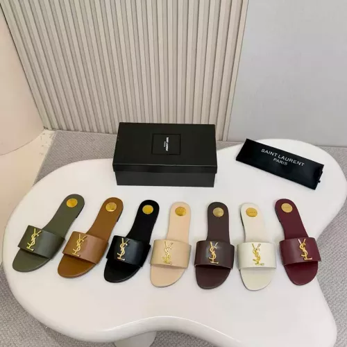 Replica Yves Saint Laurent YSL Slippers For Women #1377897 $82.00 USD for Wholesale
