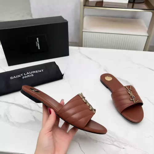 Replica Yves Saint Laurent YSL Slippers For Women #1377899 $85.00 USD for Wholesale