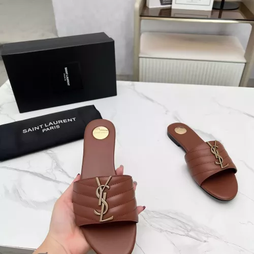 Replica Yves Saint Laurent YSL Slippers For Women #1377899 $85.00 USD for Wholesale