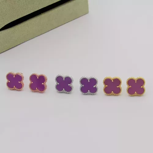 Replica Van Cleef & Arpels Earrings For Women #1378597 $25.00 USD for Wholesale