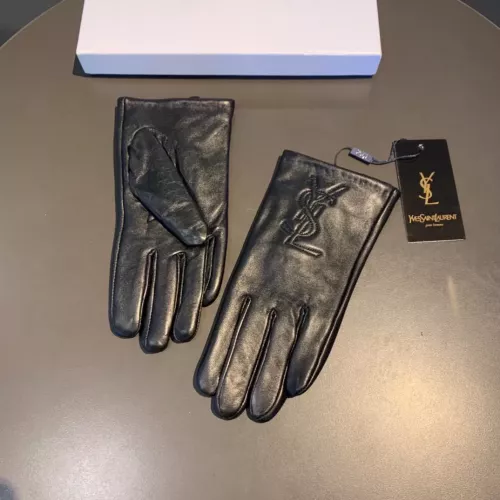 Replica Yves Saint Laurent Gloves For Women #1379090 $42.00 USD for Wholesale