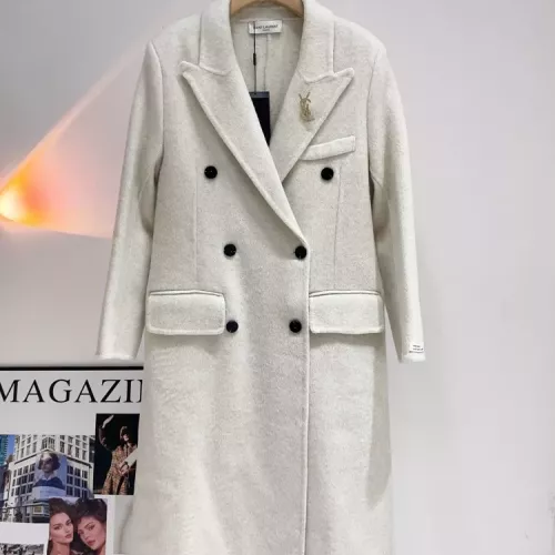 Yves Saint Laurent YSL Coat Long Sleeved For Women #1380293, $162.00 USD, [ITEM#1380293], Yves Saint Laurent YSL Jackets