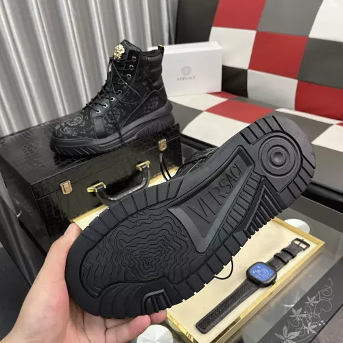 Replica Versace High Tops Shoes For Men #1380516 $88.00 USD for Wholesale