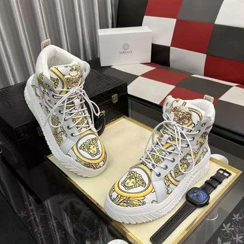 Replica Versace High Tops Shoes For Men #1380517 $88.00 USD for Wholesale