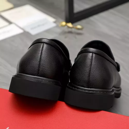 Replica Salvatore Ferragamo Leather Shoes For Men #1380528 $98.00 USD for Wholesale