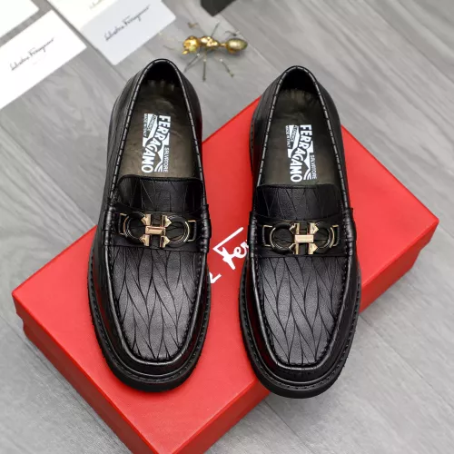Salvatore Ferragamo Leather Shoes For Men #1380529