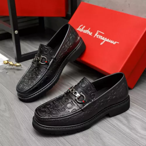 Salvatore Ferragamo Leather Shoes For Men #1380548