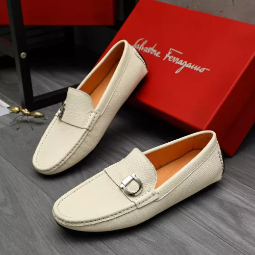 Salvatore Ferragamo Leather Shoes For Men #1380550