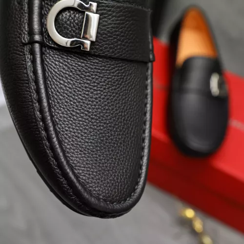 Replica Salvatore Ferragamo Leather Shoes For Men #1380552 $76.00 USD for Wholesale