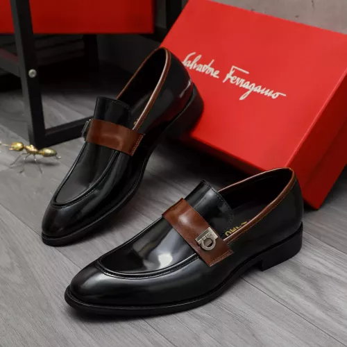 Salvatore Ferragamo Leather Shoes For Men #1380556
