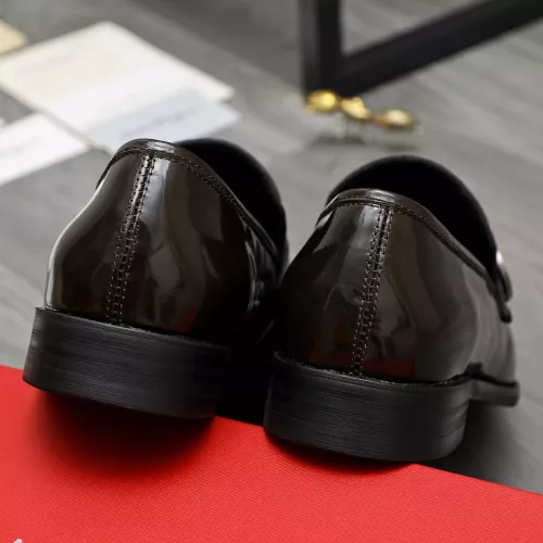Replica Salvatore Ferragamo Leather Shoes For Men #1380565 $88.00 USD for Wholesale