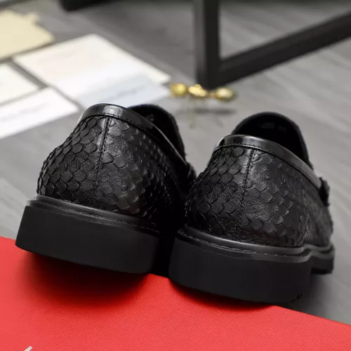 Replica Salvatore Ferragamo Leather Shoes For Men #1380569 $96.00 USD for Wholesale