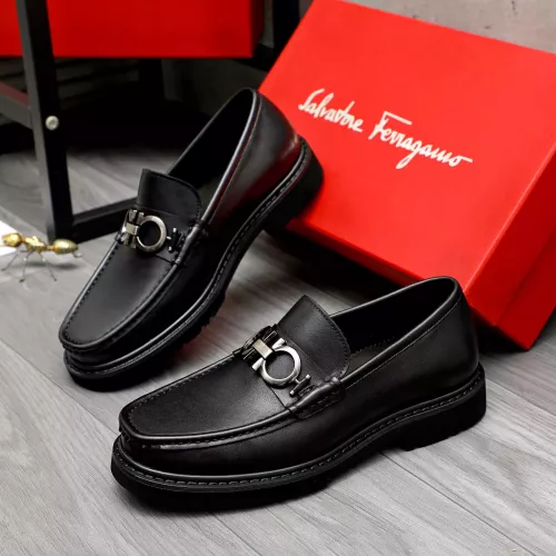 Salvatore Ferragamo Leather Shoes For Men #1380571