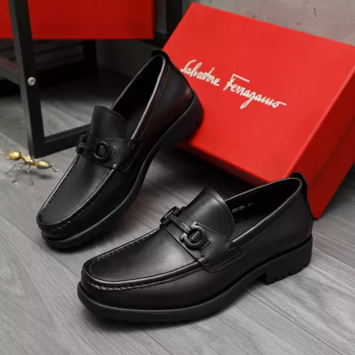 Salvatore Ferragamo Leather Shoes For Men #1380577
