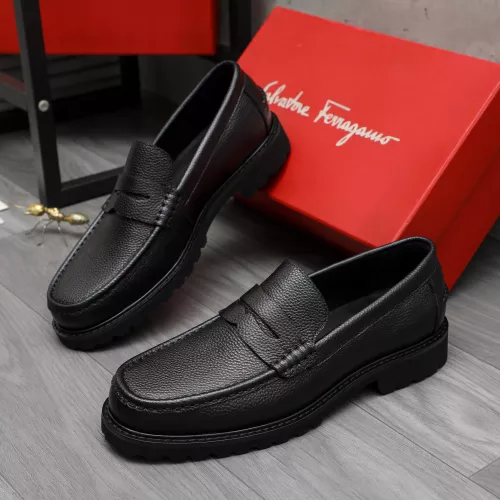 Salvatore Ferragamo Leather Shoes For Men #1380646