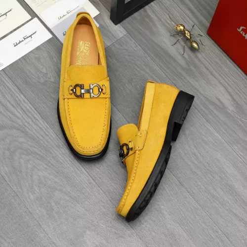 Salvatore Ferragamo Leather Shoes For Men #1380670