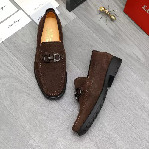 Salvatore Ferragamo Leather Shoes For Men #1380671