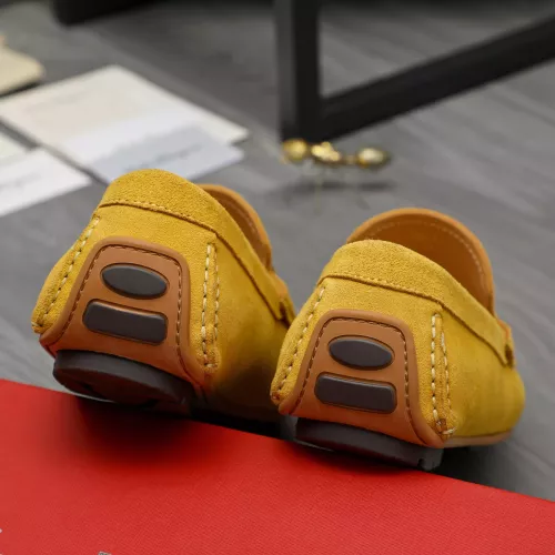 Replica Salvatore Ferragamo Leather Shoes For Men #1380674 $82.00 USD for Wholesale