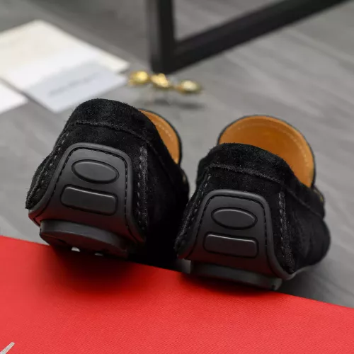 Replica Salvatore Ferragamo Leather Shoes For Men #1380676 $82.00 USD for Wholesale