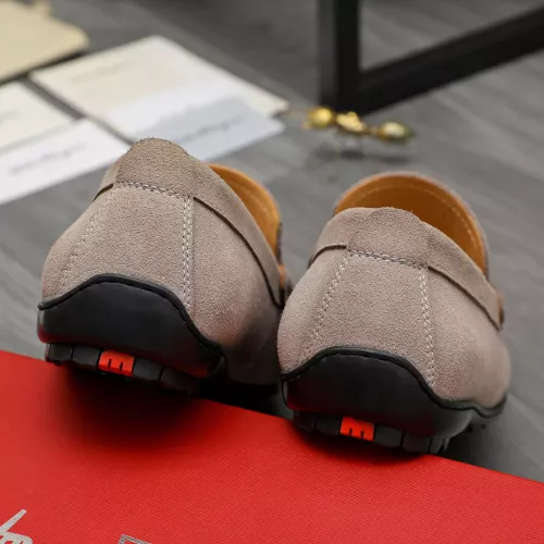Replica Salvatore Ferragamo Leather Shoes For Men #1380677 $82.00 USD for Wholesale