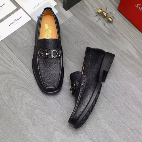 Salvatore Ferragamo Leather Shoes For Men #1380681