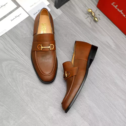 Salvatore Ferragamo Leather Shoes For Men #1380691