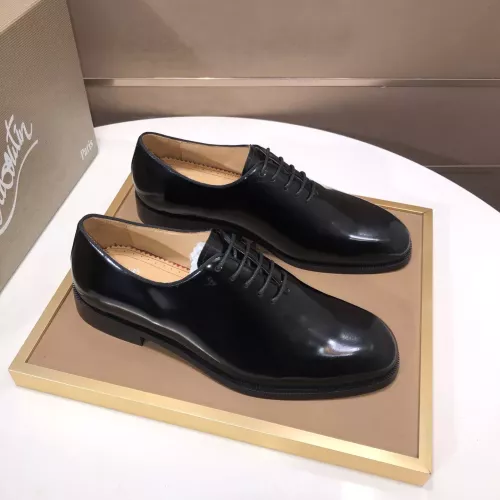 Replica Christian Louboutin Leather Shoes For Men #1381055 $112.00 USD for Wholesale