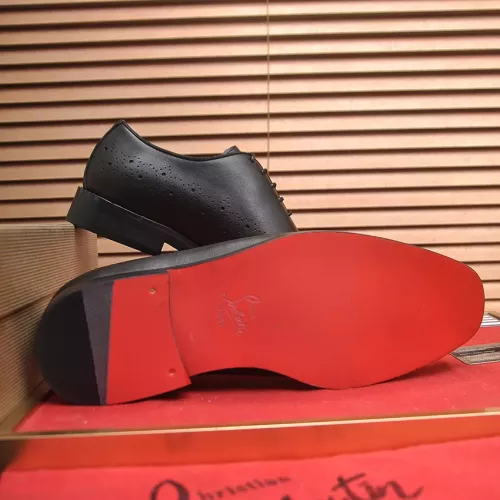 Replica Christian Louboutin Leather Shoes For Men #1381106 $112.00 USD for Wholesale