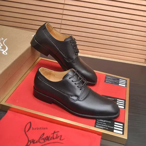 Replica Christian Louboutin Leather Shoes For Men #1381109 $112.00 USD for Wholesale