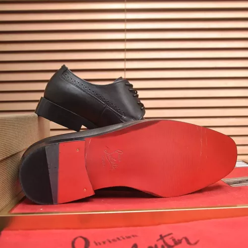 Replica Christian Louboutin Leather Shoes For Men #1381109 $112.00 USD for Wholesale