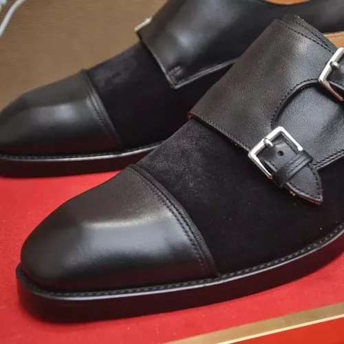 Replica Christian Louboutin Leather Shoes For Men #1381113 $112.00 USD for Wholesale