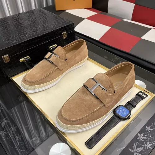 Replica TOD'S Oxfords Shoes For Men #1381142 $108.00 USD for Wholesale