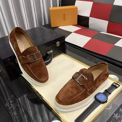 Replica TOD'S Oxfords Shoes For Men #1381143 $108.00 USD for Wholesale
