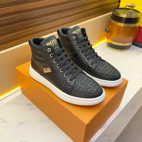Replica Boss High Top Shoes For Men #1381155 $82.00 USD for Wholesale
