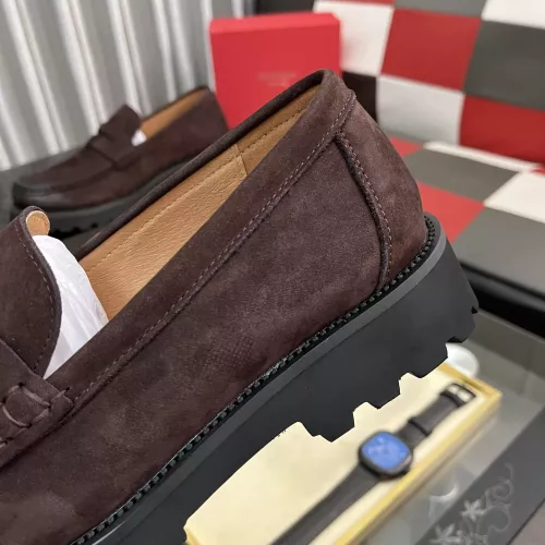 Replica Salvatore Ferragamo Leather Shoes For Men #1381282 $98.00 USD for Wholesale