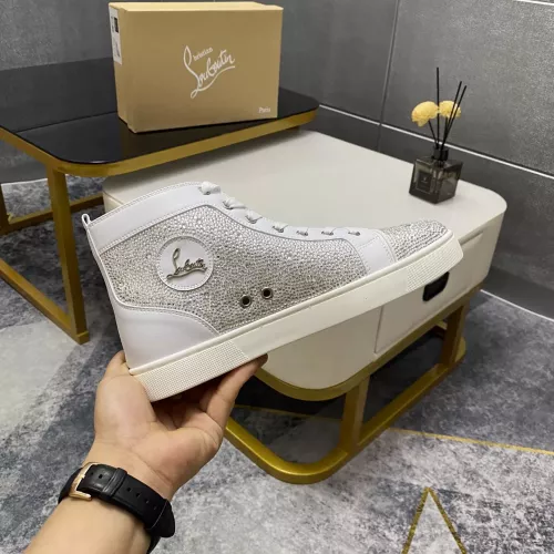 Replica Christian Louboutin High Top Shoes For Men #1381344 $92.00 USD for Wholesale