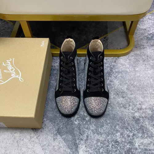 Replica Christian Louboutin High Top Shoes For Men #1381348 $92.00 USD for Wholesale