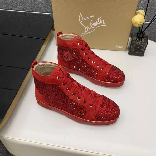 Replica Christian Louboutin High Top Shoes For Men #1381352 $92.00 USD for Wholesale