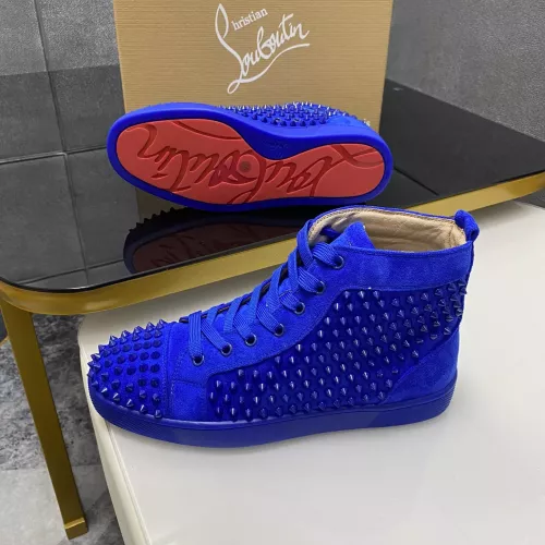Replica Christian Louboutin High Top Shoes For Men #1381362 $92.00 USD for Wholesale