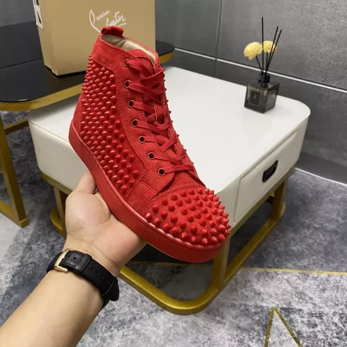 Replica Christian Louboutin High Top Shoes For Men #1381364 $92.00 USD for Wholesale