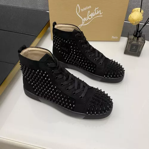Replica Christian Louboutin High Top Shoes For Men #1381367 $92.00 USD for Wholesale