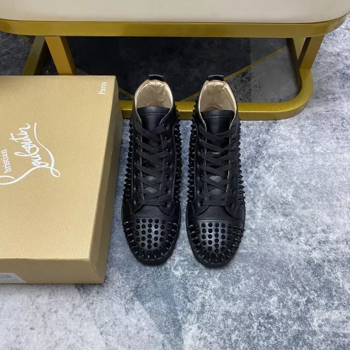 Replica Christian Louboutin High Top Shoes For Men #1381371 $92.00 USD for Wholesale