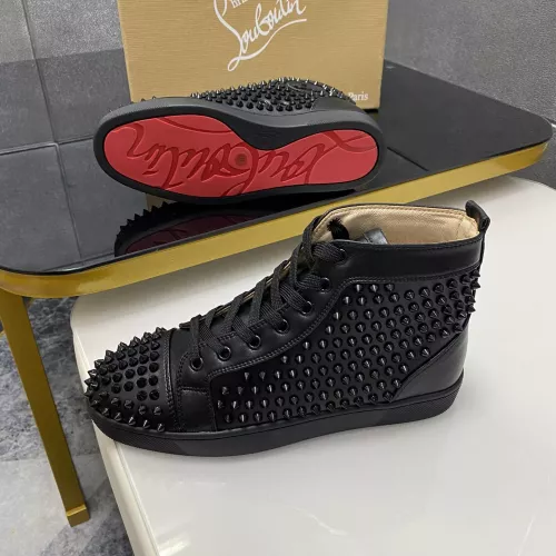 Replica Christian Louboutin High Top Shoes For Men #1381371 $92.00 USD for Wholesale