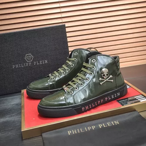 Philipp Plein PP High Tops Shoes For Men #1381459, $92.00 USD, [ITEM#1381459], Philipp Plein PP High Tops Shoes