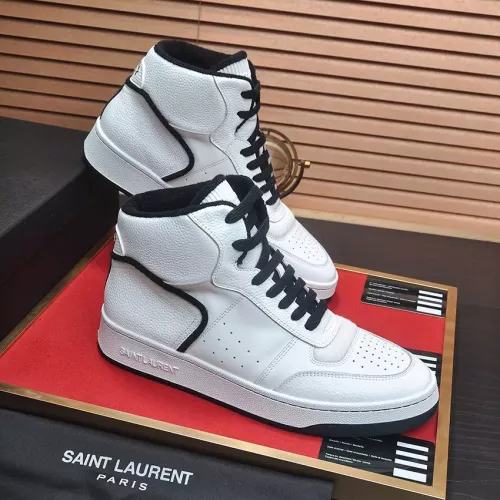 Replica Yves Saint Laurent YSL High Tops Shoes For Men #1381463 $100.00 USD for Wholesale