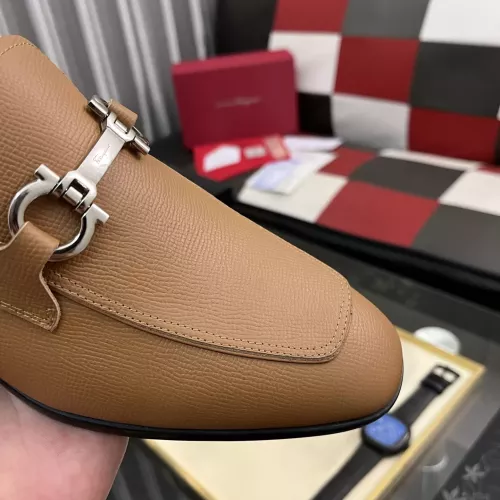 Replica Salvatore Ferragamo Leather Shoes For Men #1381466 $108.00 USD for Wholesale
